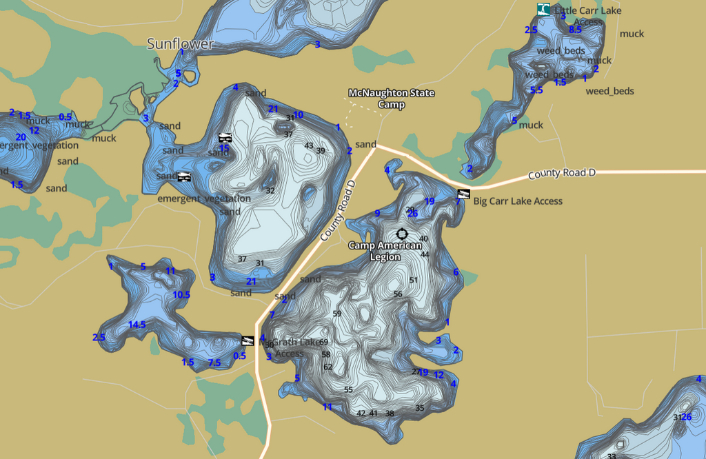 Musky Shop Northwoods Lake of the Month: Big Carr Lake