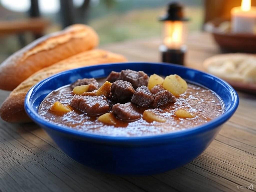 Stewed Deer with Onions and Potatoes