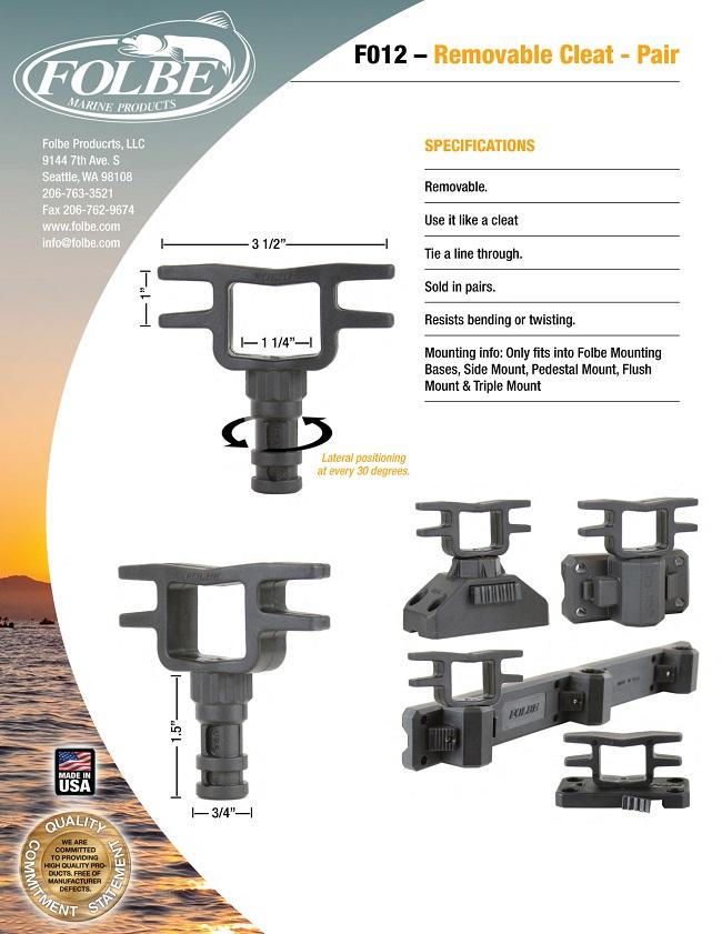 Folbe Rod Holder Cleat