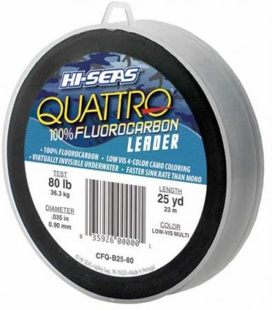 Hi Seas Quattro Fluorocarbon Leader Material