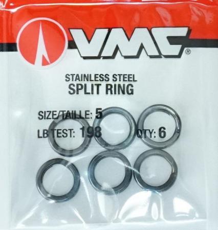 VMC Stainless Split Rings Black