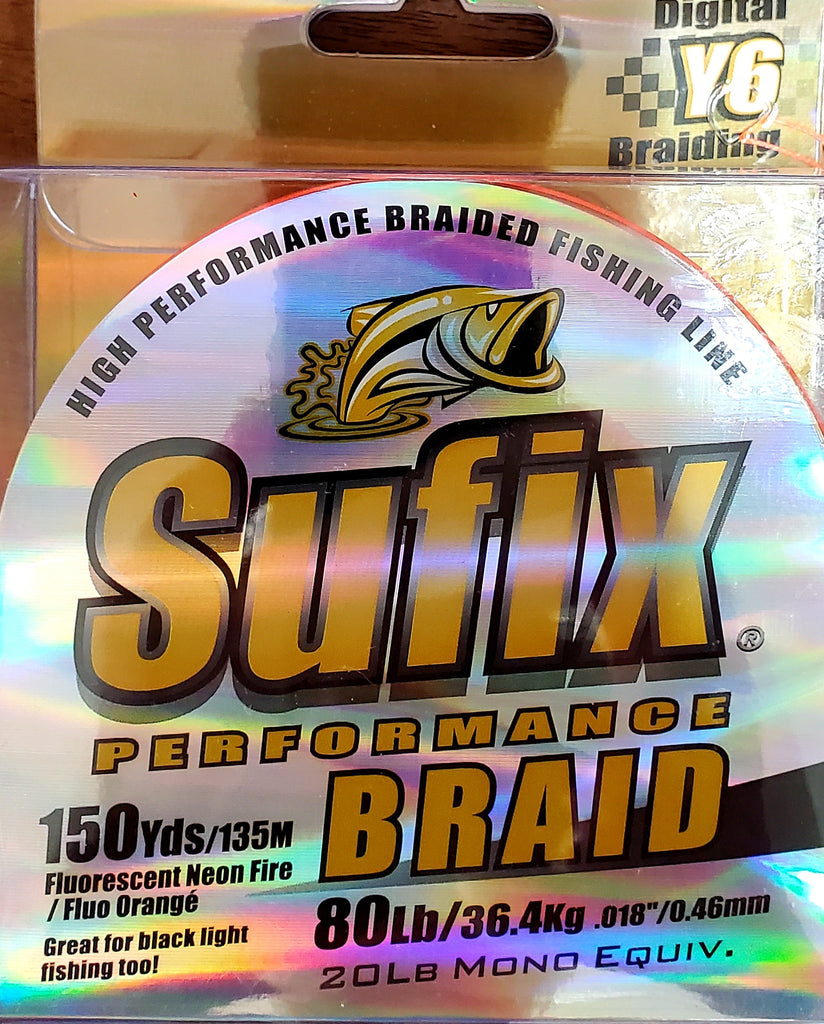 Sufix Performance Braid Flo Neon Fire +B2:B109Fishing Line