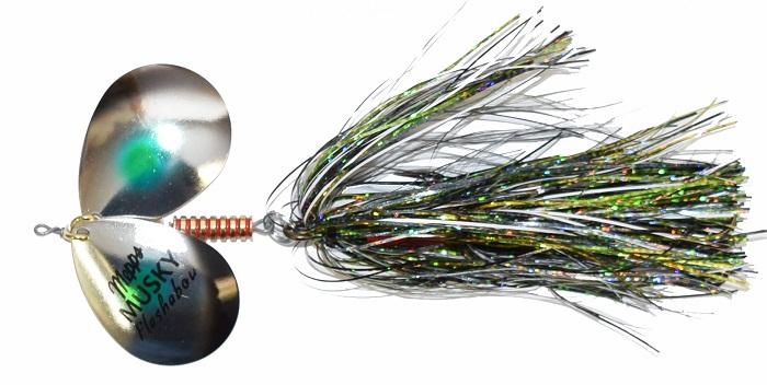 Mepps Musky Flashabou Baitfish Series - Double Blade